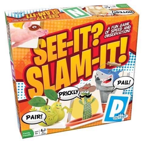 Seeit? Slamit! Board Game, Ages 8+, 2 Or More Players