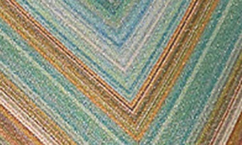 Pq Swim Metallic Bandeau Bikini Top In Multi