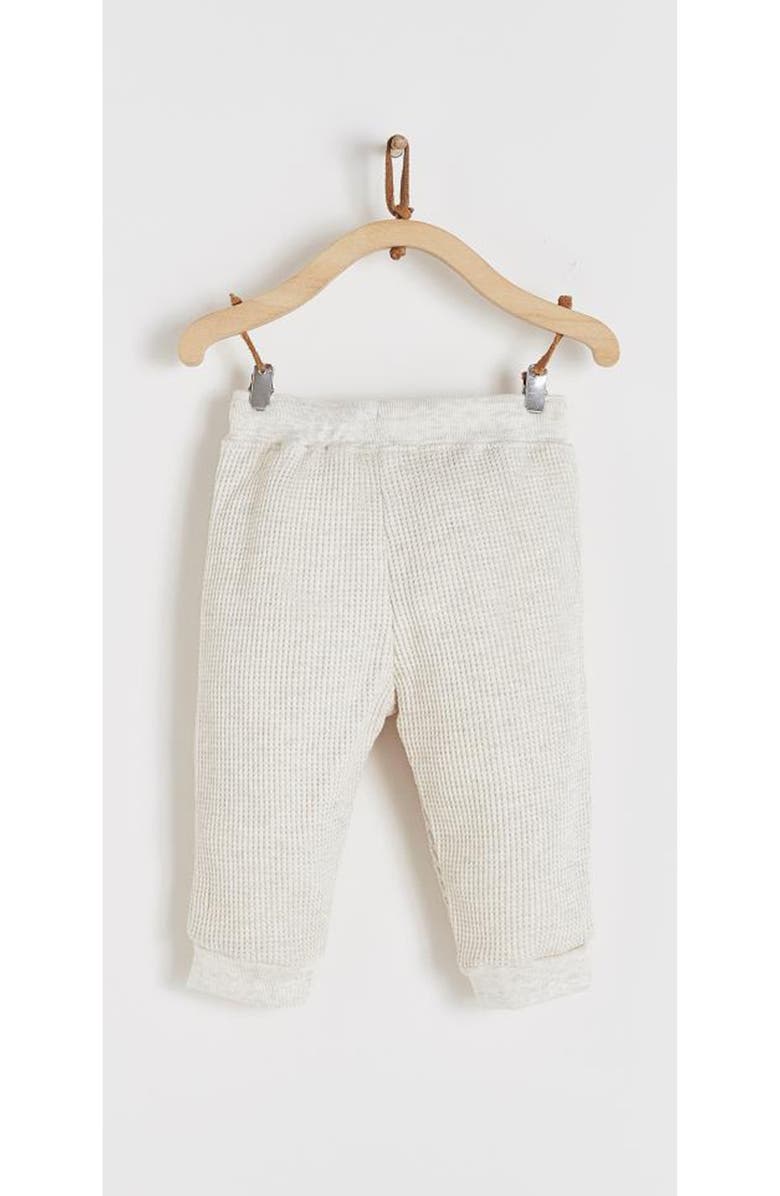 Babycottons Pima Cotton Waffle Knit Pants Sidney for Infant, Alternate, color, Beige