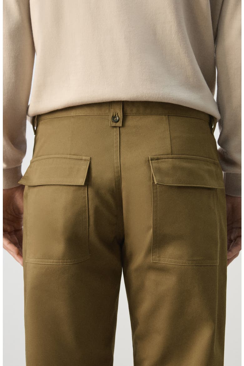 Cotton Utility Pants, Alternate, color, OCHRE