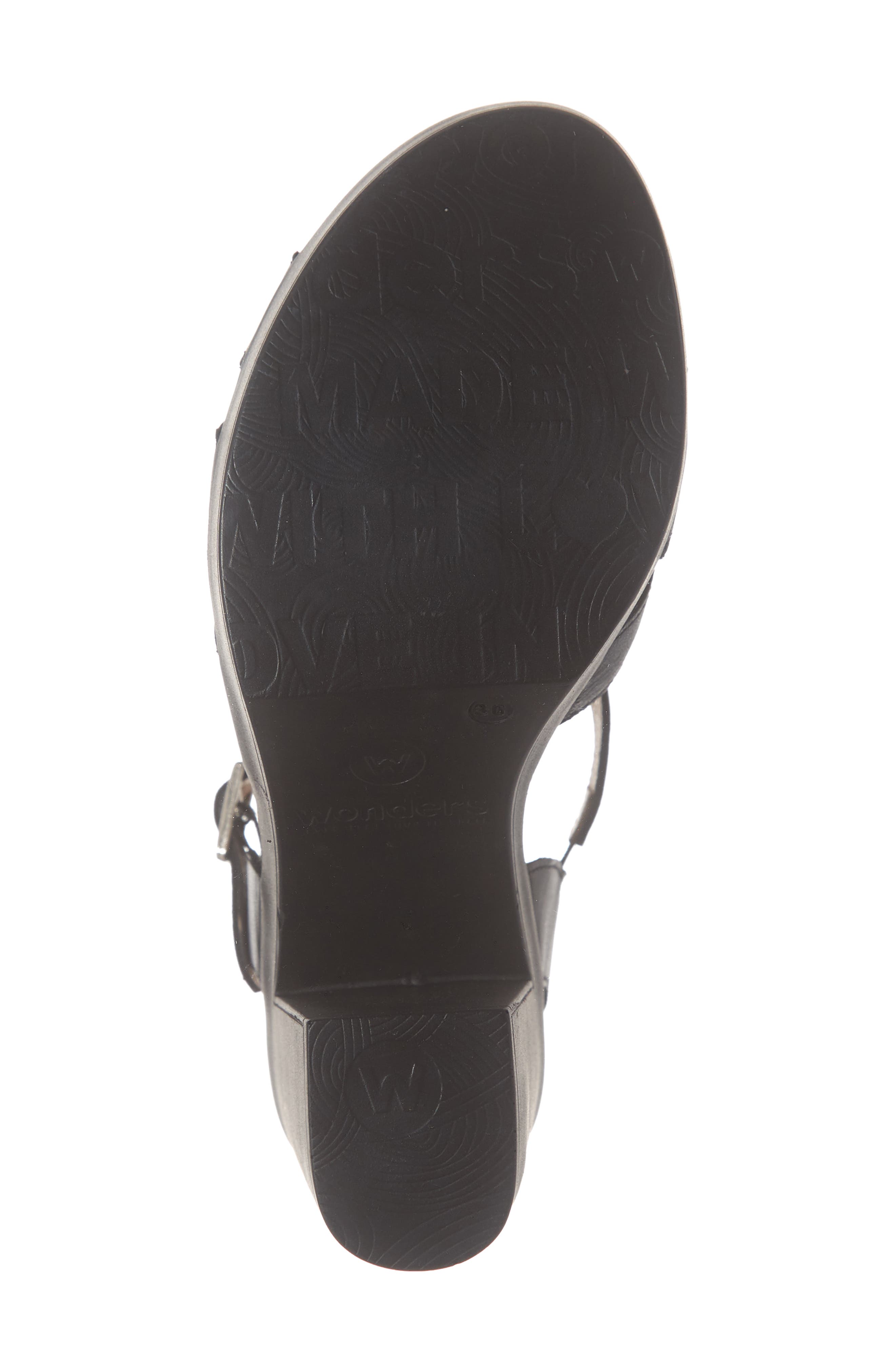 Wonders Block Heel Sandal, Alternate, color, 