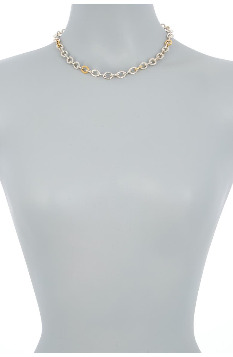 Gurhan 24K Gold Plated Sterling Silver Galahad All Around Chain Necklace, Alternate, color, 