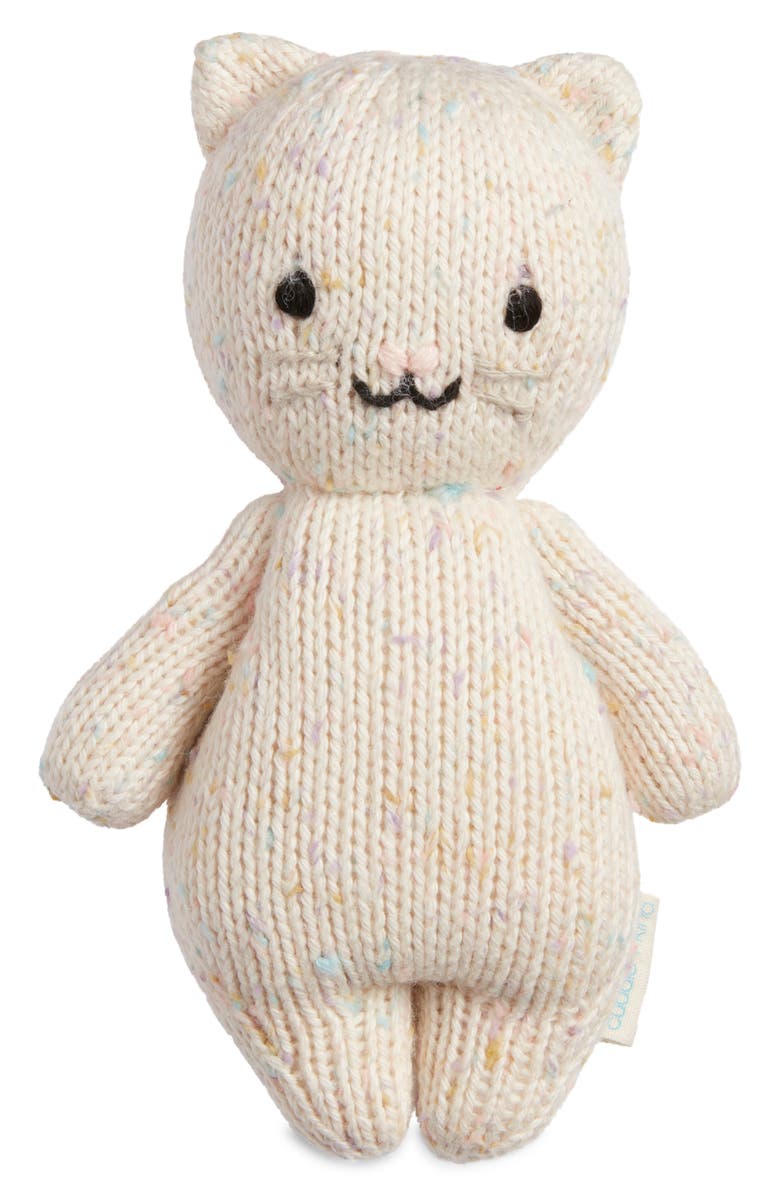 cuddle+kind Kitten Stuffed Animal, Alternate, color, Cream