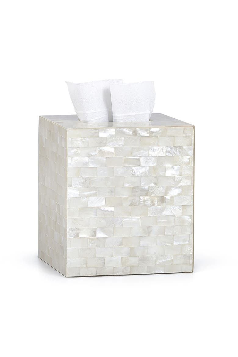 White Agate Tissue Cover, Main, color, IVORY