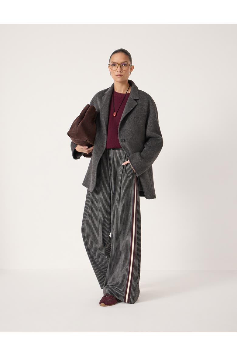 Taylor Side Stripe Pants, Alternate, color, Grey Stripe
