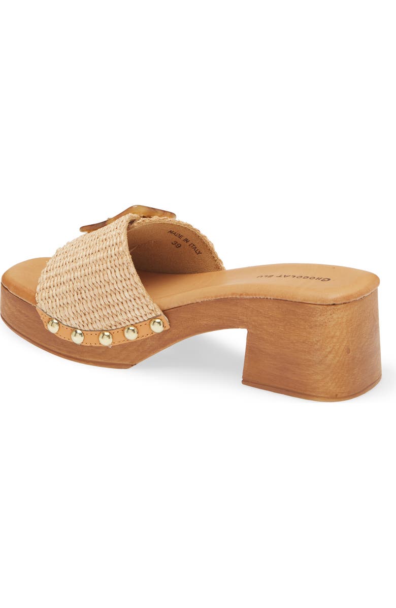 Chocolat Blu Lari Platform Sandal, Alternate, color, Natural Raffia