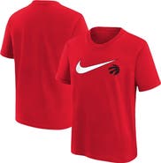 Nike Youth Nike Red Toronto Raptors Swoosh T-Shirt