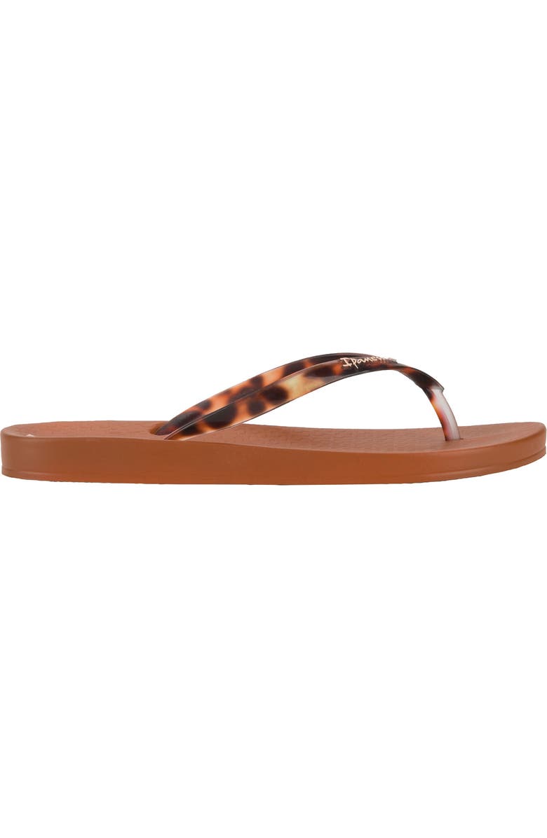 Ipanema Ana Flip Flop, Alternate, color, Brown/ Clear