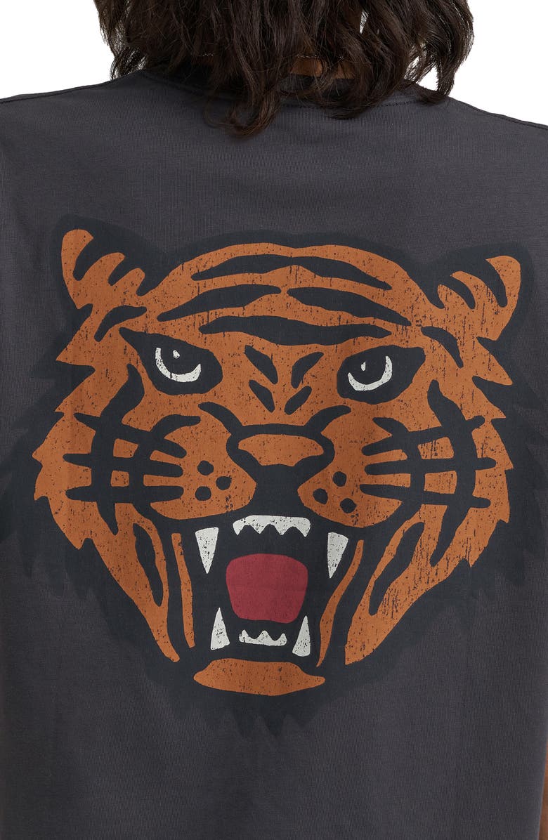 Wrangler Tiger Logo Graphic T-Shirt, Alternate, color, Faded Black