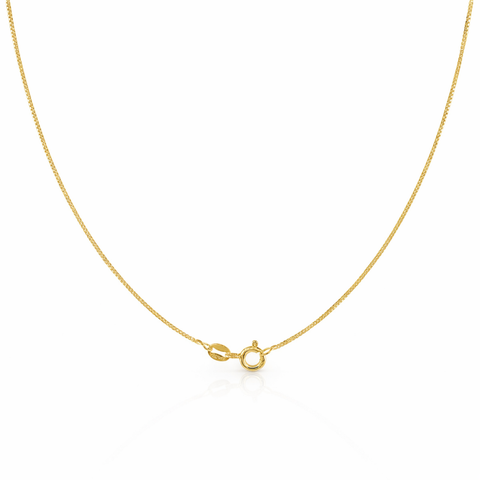 Sterling Silver Gold-Flashed Necklace