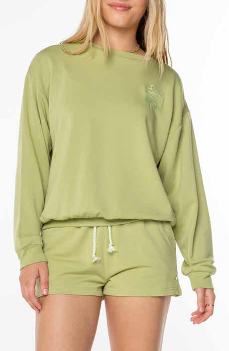 Roxy Surfing by Moonlight Embroidered Graphic Sweatshirt