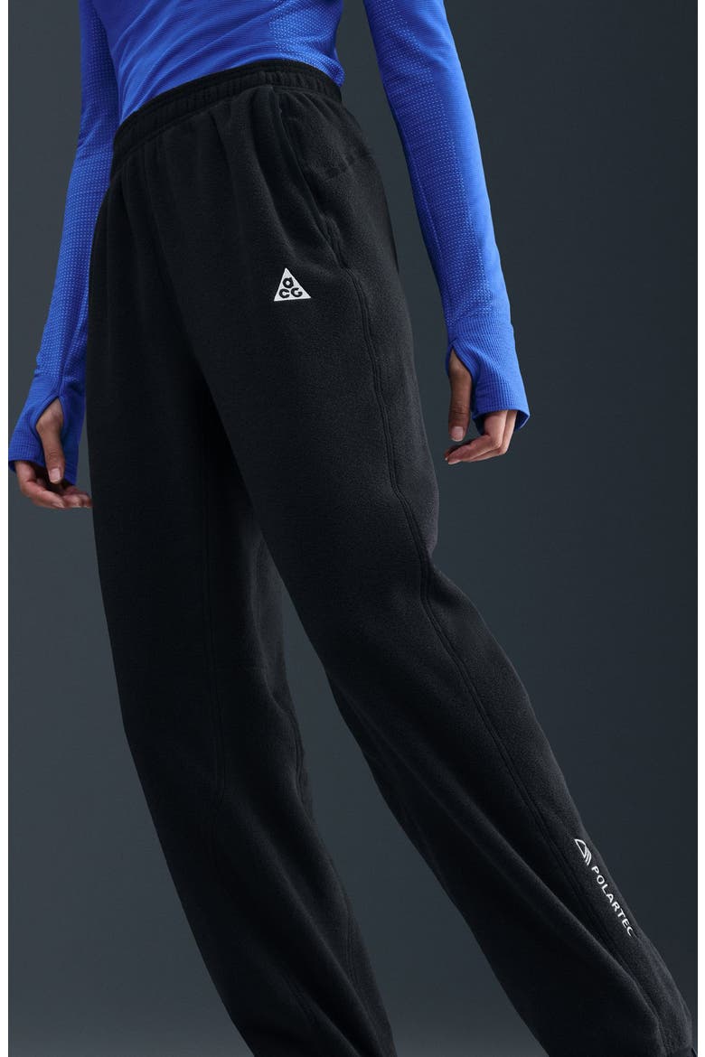 ACG Wolf Tree Fleece Sweatpants, Alternate, color, BLACK/ ANTHRACITE