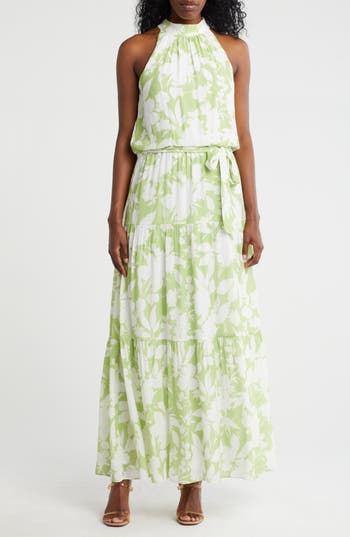 Julia Jordan Blouson Maxi Dress