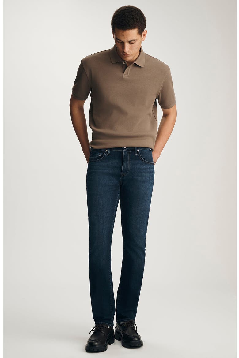 Jake Slim Fit Jeans, Alternate, color, DARK BRUSHED WILLIAM