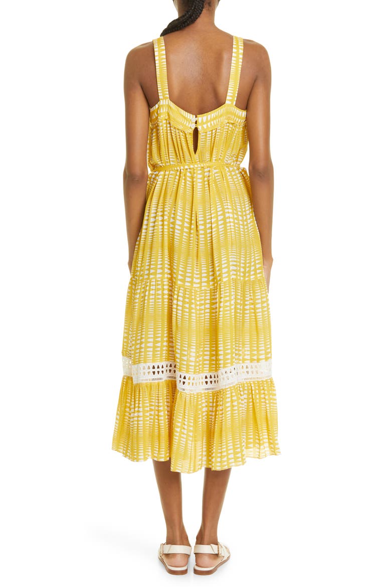 Welele Sweepy Sundress, Alternate, color, YELLOW