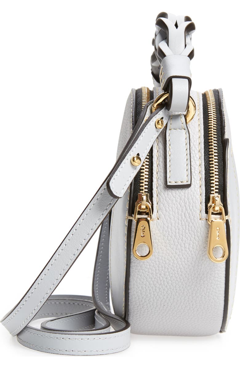 Chloé Mini Daria Braided Top Handle Leather Bag, Alternate, color,