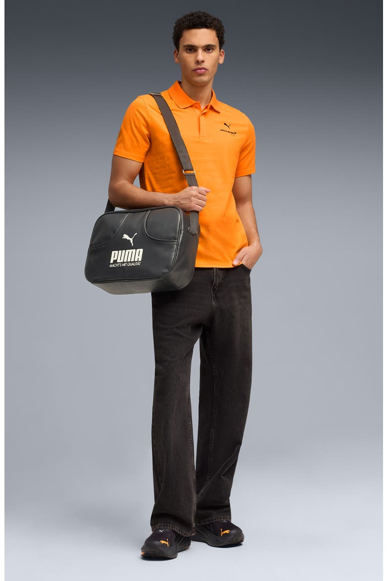 McLaren Small Logo Polo, Alternate, color, PAPAYA