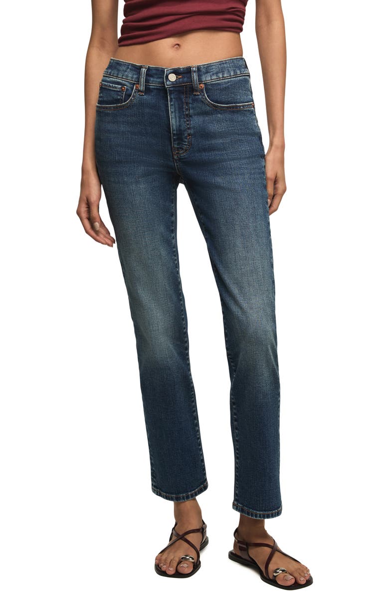 Lucky Brand Zoe Straight Leg Crop Jeans, Main, color, Mystic Moon Wash
