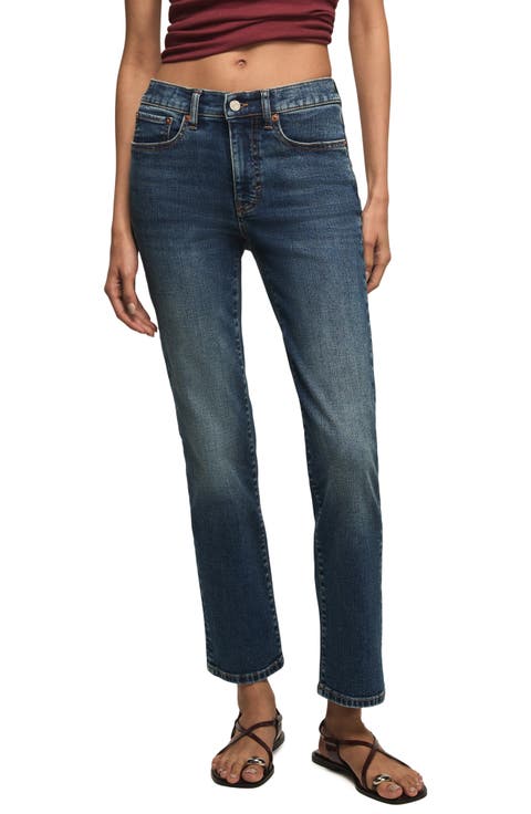 Zoe Straight Leg Crop Jeans (Mystic Moon)