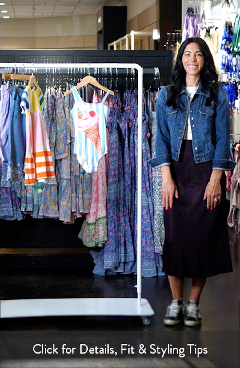 Kids' Sunday Appliqué One-Piece Swimsuit, sales video thumbnail