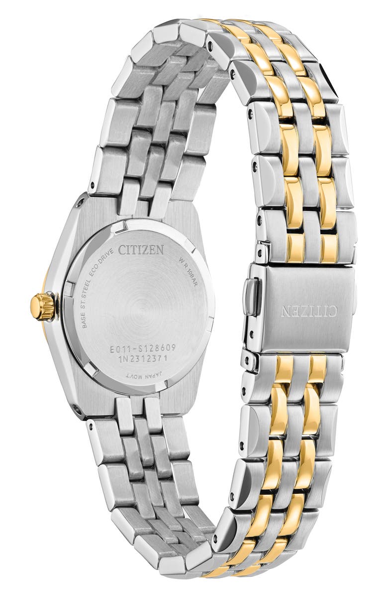 Citizen Classic Bracelet Watch, 27mm, Alternate, color, Two-Tone Black
