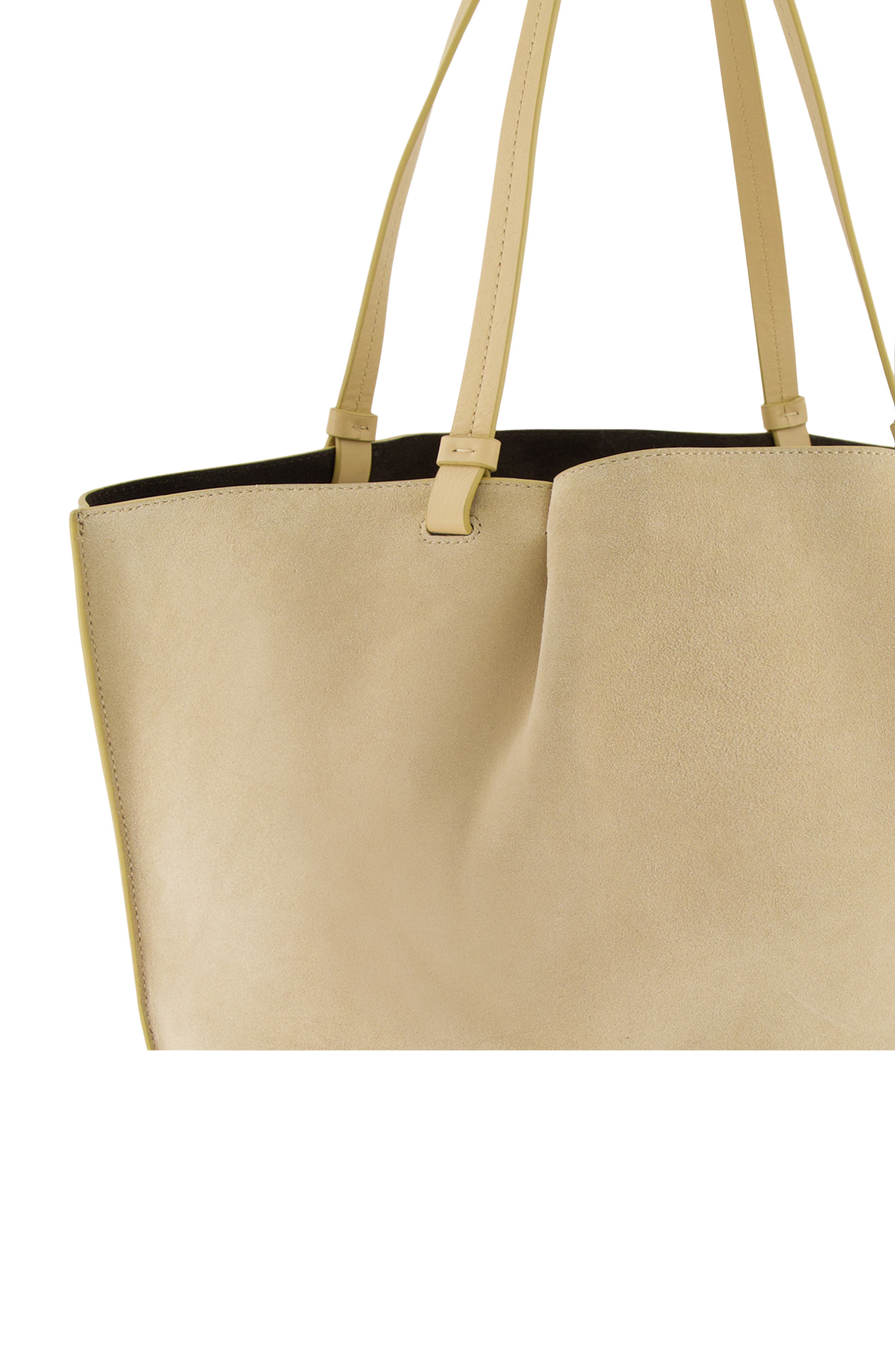 Vince Ava Leather Tote, Alternate, color, Maiz