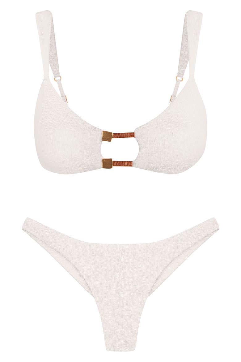 Firenze Aika Erin Bikini Top, Alternate, color, WHITE