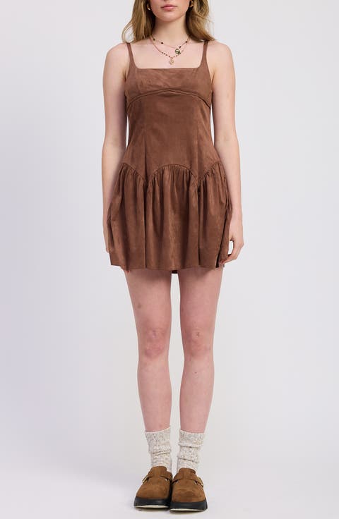 Cordelia Empire Waist Fit & Flare Minidress