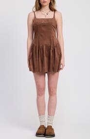 JACQUIE THE LABEL Cordelia Empire Waist Fit & Flare Minidress