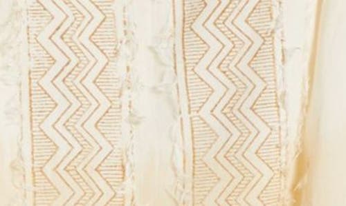 Liverpool Los Angeles Petite Cotton Frayed Square-neck Top In Neutral