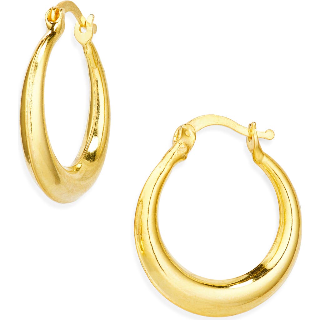 Argento Vivo Tapered Hoop Earrings