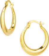 ARGENTO VIVO Tapered Hoop Earrings