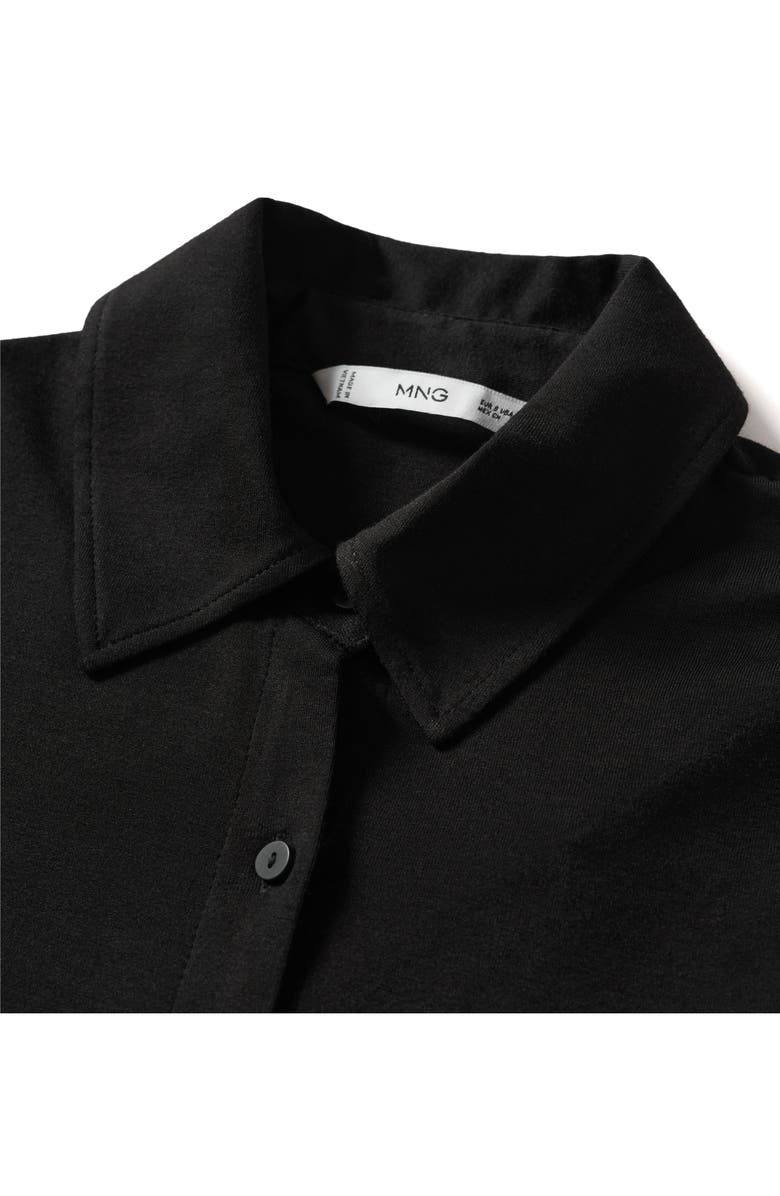 MANGO Long Sleeve Button-Up Top, Alternate, color,