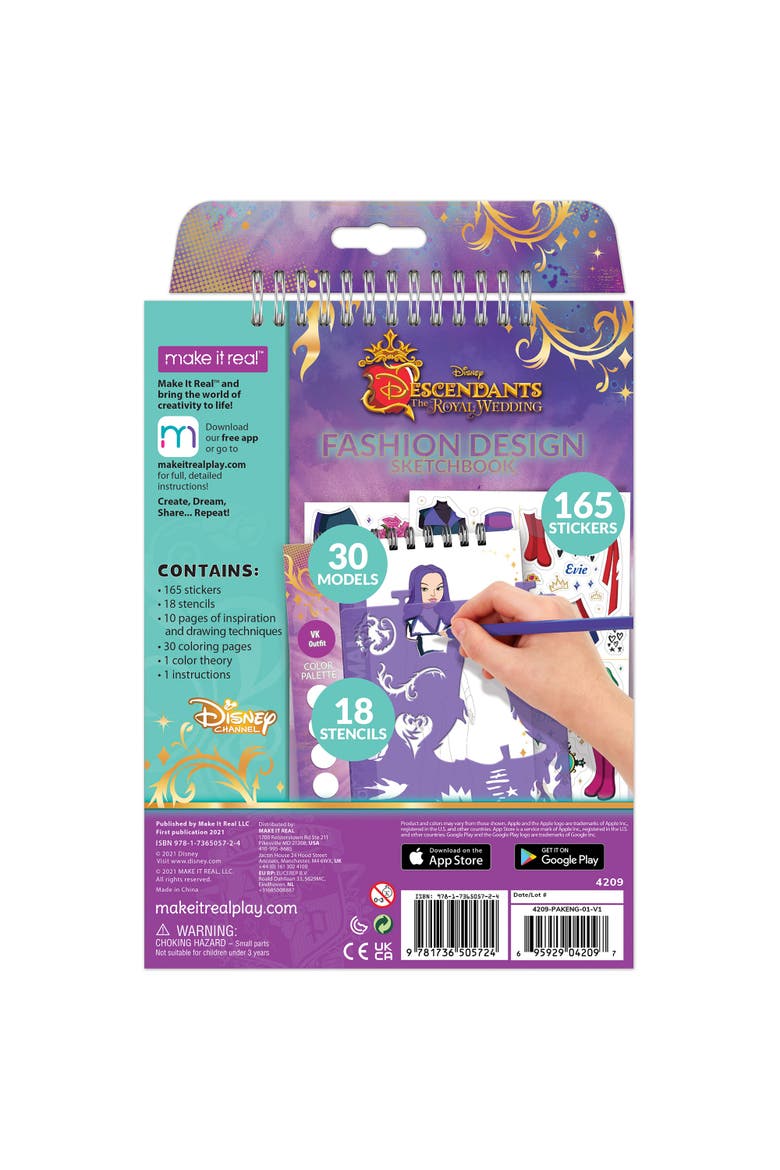 Royal Wedding Fashion Design Sketchbook, Alternate, color, Multicolored