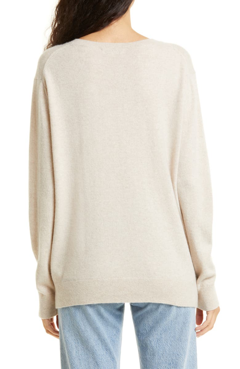 Vince Weekend V-Neck Cashmere Sweater, Alternate, color,
