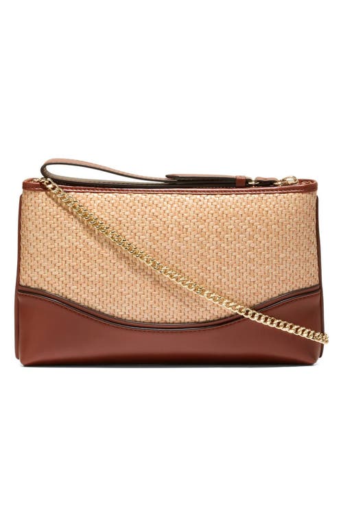 Cole Haan Essential Convertible Zip Pouch In Brown