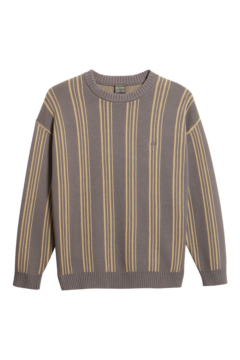 Pachino Stripe Cotton Sweater, Alternate, color, DESERT