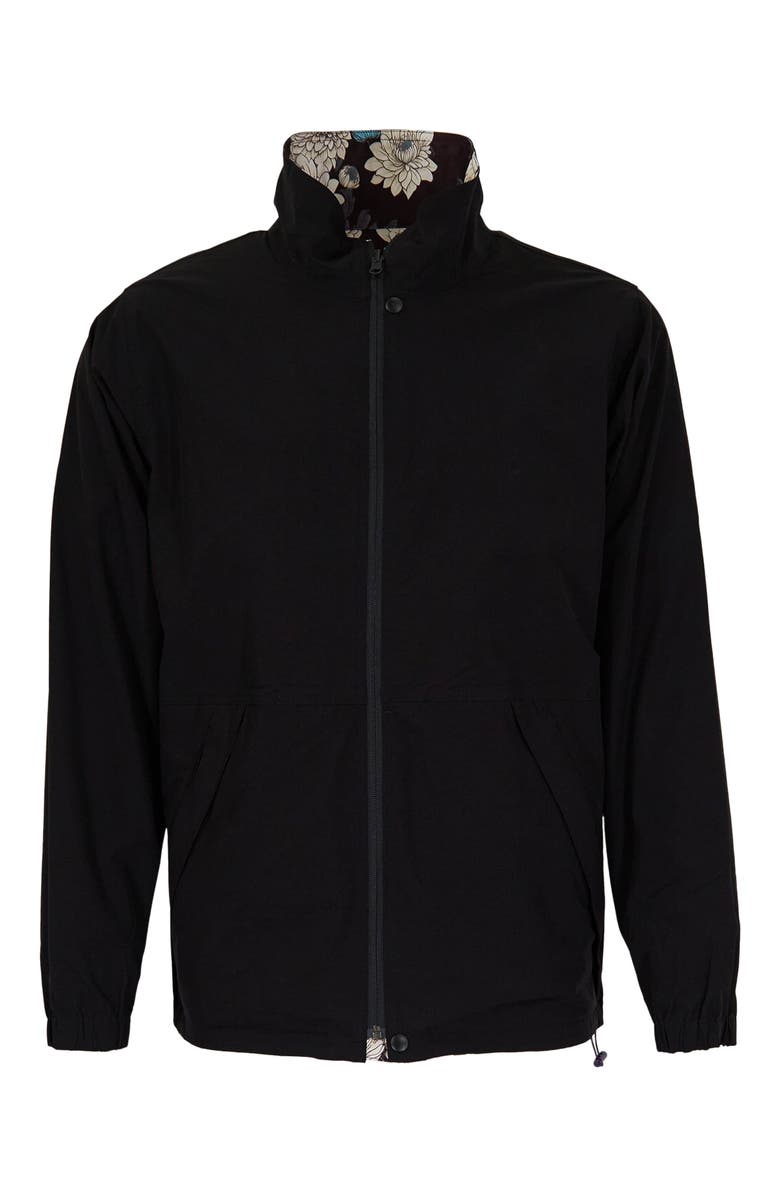 Lords of Harlech Pascali Reversible Performance Jacket, Main, color, Serious Floral Black