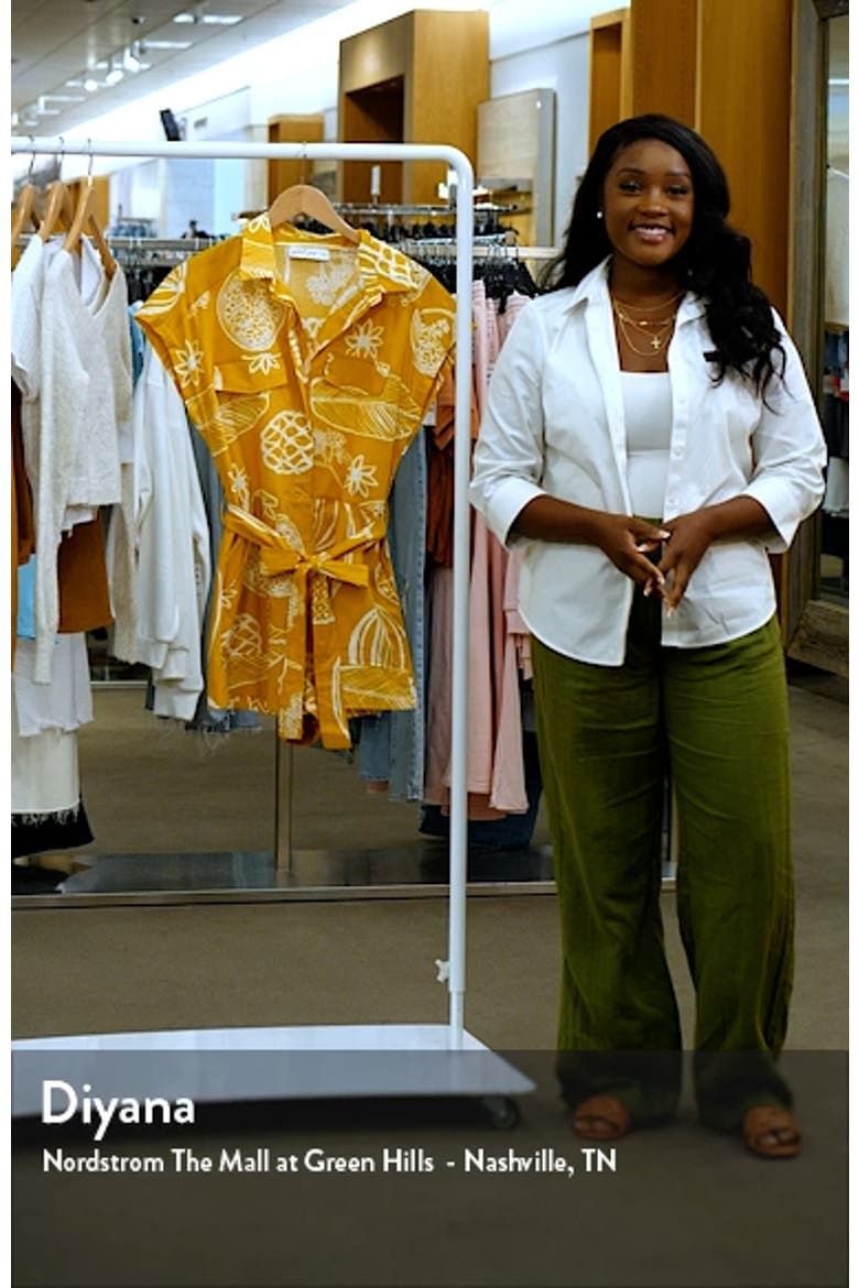 Georgina Cotton & Linen Romper video
