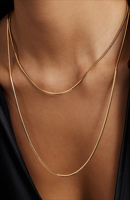 Rc Retro Chic Whispers Chain Necklace In Gold