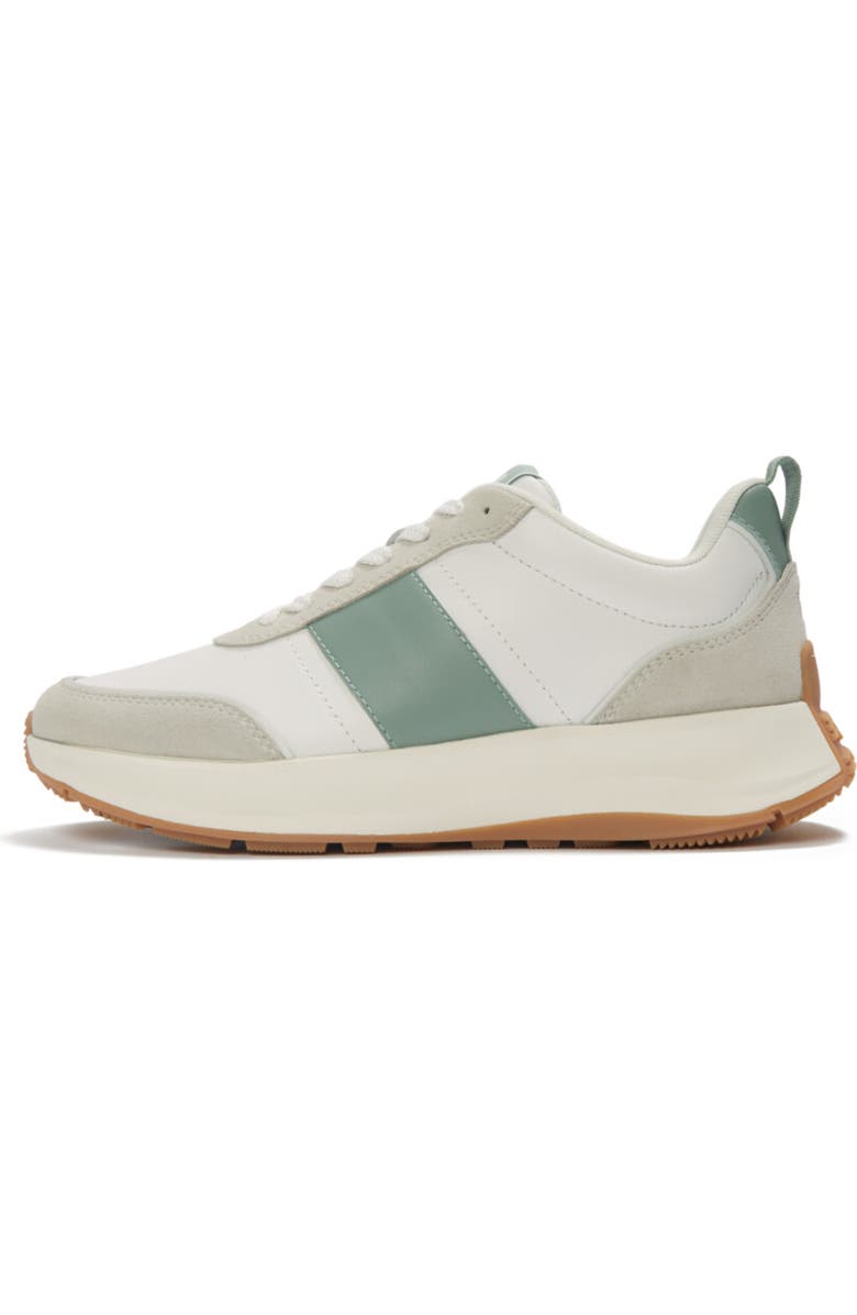 FitFlop F-Mode Flow Flatform Sneakers, Alternate, color, Urban White/Frosted Sage