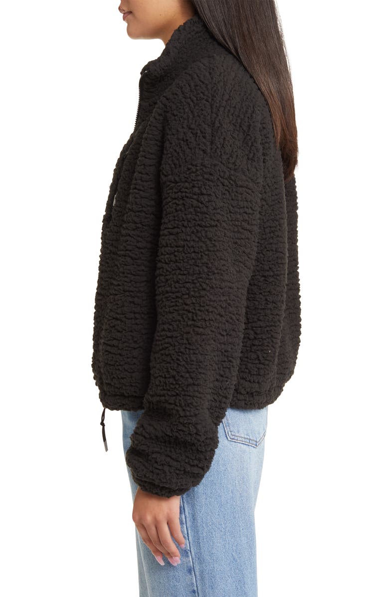 BP. High Pile Fleece Zip-Up Jacket, Alternate, color,