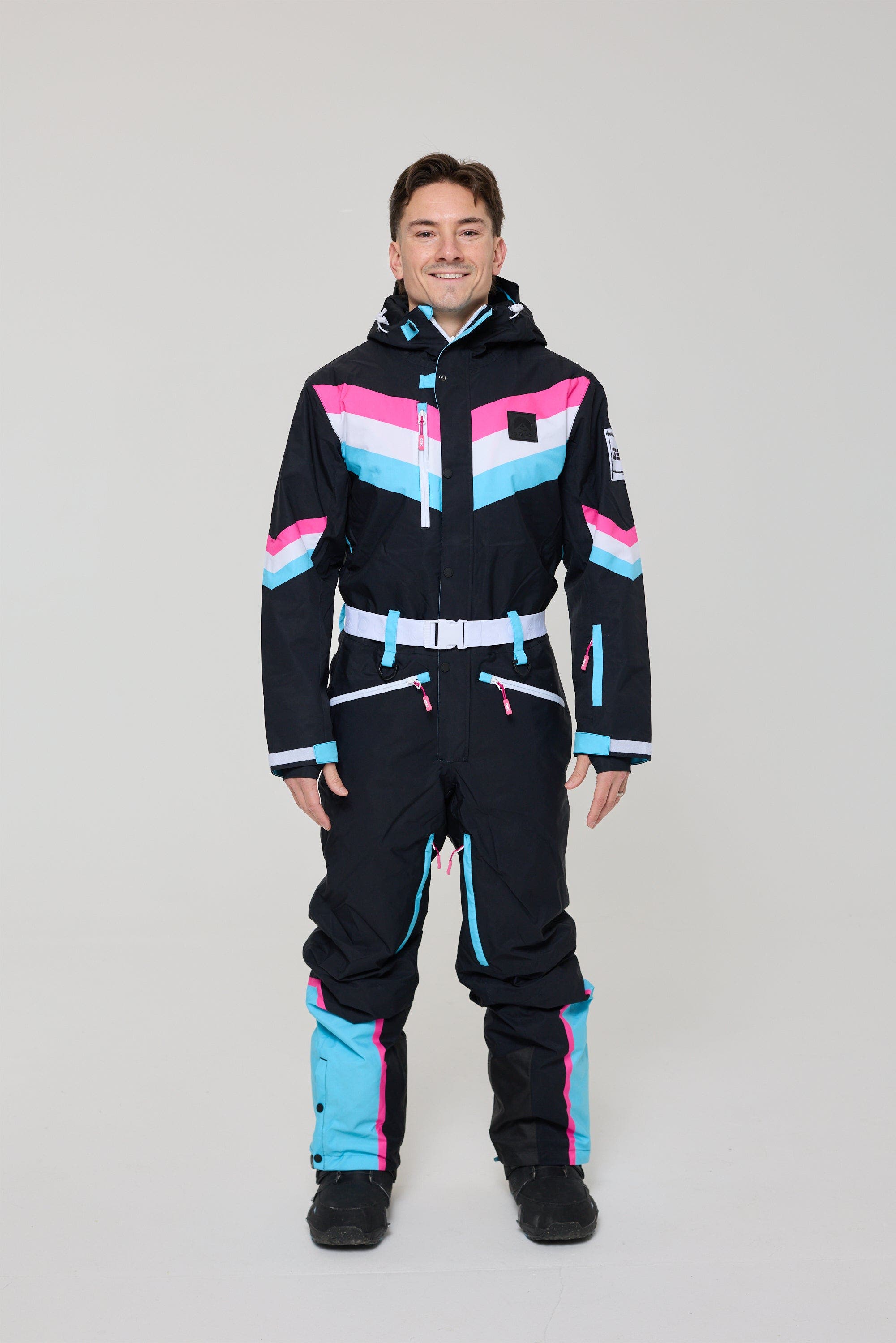 selected Black with neon pink