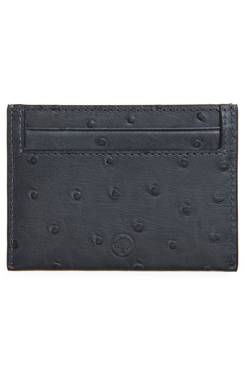 Mulberry Ostrich Embossed Leather Case Case, Alternate, color, Stormy Blue