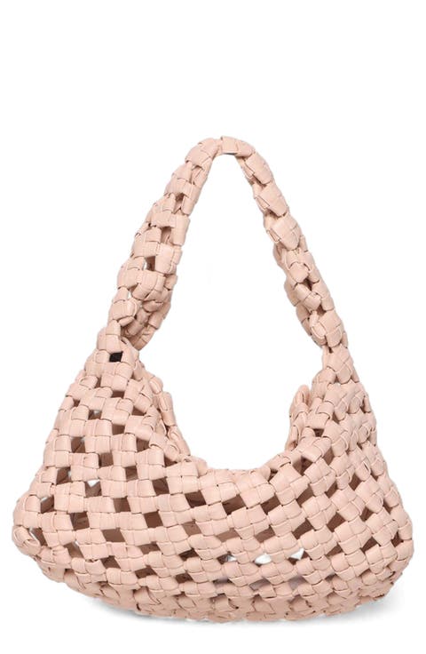 Mackenzie Woven Knot Shoulder Bag