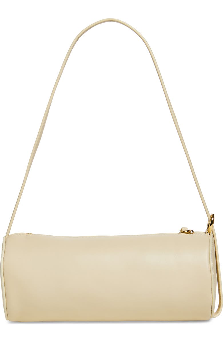 Reformation Simona Cylinder Shoulder Bag, Alternate, color, Cream Puff Leather