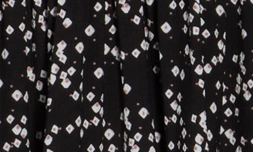 Max Studio Tiered Smocked Maxi Dress In Black