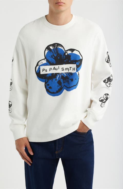 Flower Graphic Long Sleeve T-Shirt