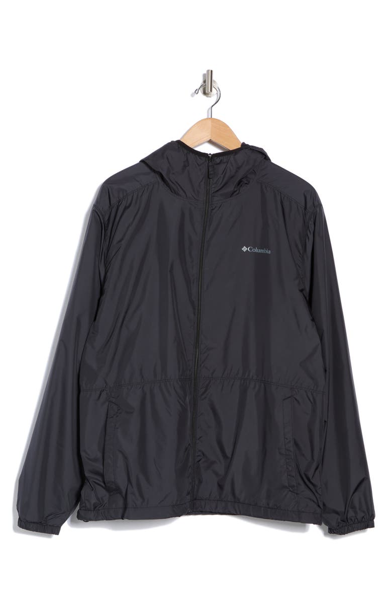 Columbia Center Ridge II Lined Windbreaker Jacket, Alternate, color, Black