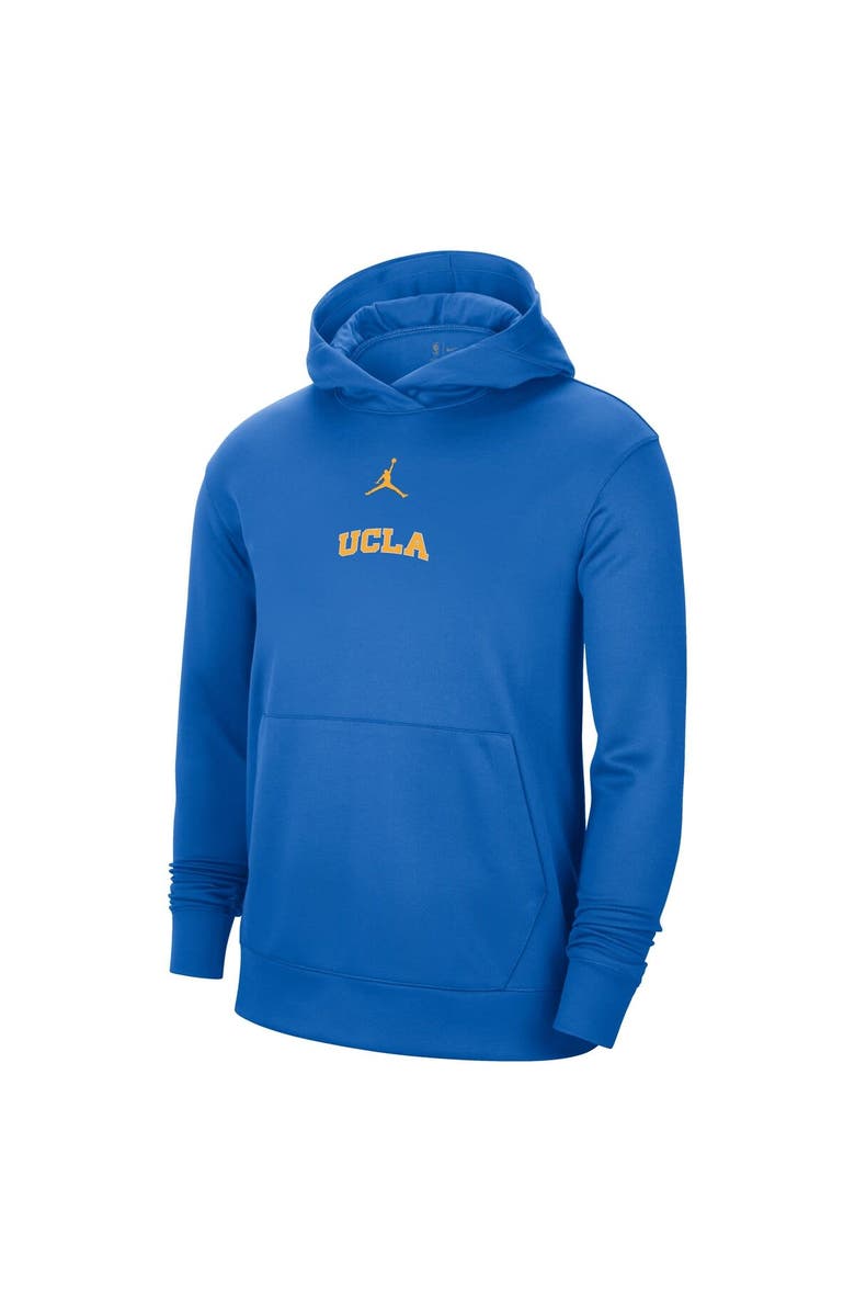 Jordan Brand Men's Jordan Brand Blue UCLA Bruins Team Basketball Spotlight Performance Pullover Hoodie, Alternate, color, Blue